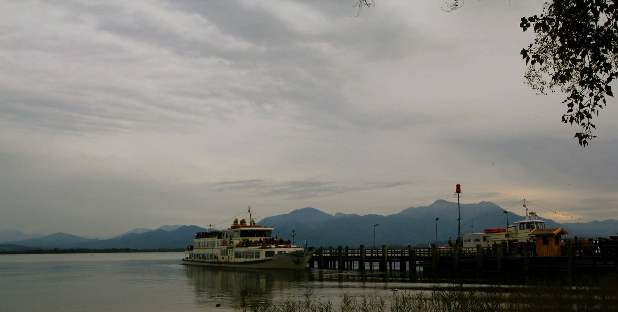 Beautiful view of Chimsee, Bayern